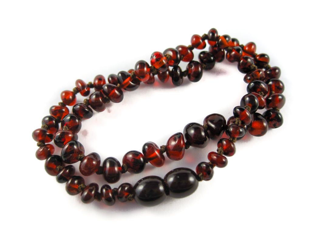 Genuine Handmade Amber Necklace, Cherry Beads, for Adults, Polished Beads, Gemstone, Healing properties, Nursing Mums, for Women