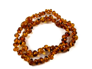 Genuine Handmade Amber Necklace, Cognac Beads, for Adults, Polished Beads, Gemstone, Healing properties, Nursing Mums, for Women