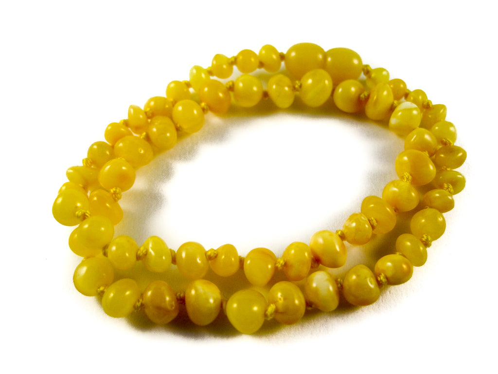 Genuine Handmade Amber Necklace, Yellow, Milky, Egg Yolk Beads, for Adults, Polished Beads, Gemstone, Healing properties, Nursing Mums, for Women